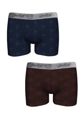Pánske boxerky John Frank JF2BEF44 2pack XL Dle obrázku