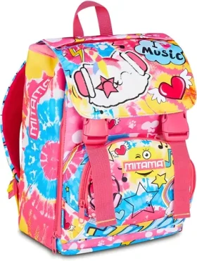 Mitama 4Zip CatRock / Školská aktovka / 21-28 l / vhodná od 1. triedy (64721)