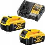 DeWalt DCB1104P2 / Sada nabíjačka DCB1104 + 2x Akumulátor 5Ah (DCB1104P2)