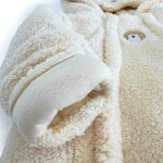 Pidilidi Zimná dojčenská kombinéza PD1166-11 Beige - 56/62 | 0-3m