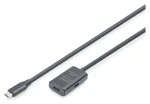 Digitus USB-C čierna / Predlžovací kábel / Aktívny / USB 3.2 Gen2 10 Gbps / 5 m (DA-73112)