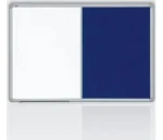 2x3 Kombinovaná tabuľa 90x120 filc šedá amp; magnet / rám ALU23 (5907636708636)