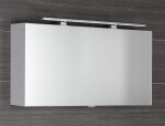 SAPHO - CLOE galérka s LED osvetlením, 100x50x18cm, biela CE100-0030