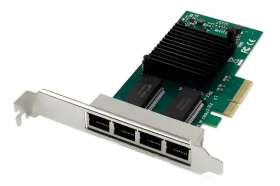 Digitus DN-10114 / Sieťová karta / 4X RJ45 / Gigabit / PCI Express / Intel I350 (DN-10114)
