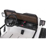 Mamido Elektrické autíčko Extreme Sport 4x4 s premenlivou veľkosťou bielej