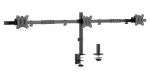 Equip stolný držiak na 3 monitory čierna / Držiak na 3 monitory / 17-32" / VESA 75/100 / 7 kg/monitor (650158)