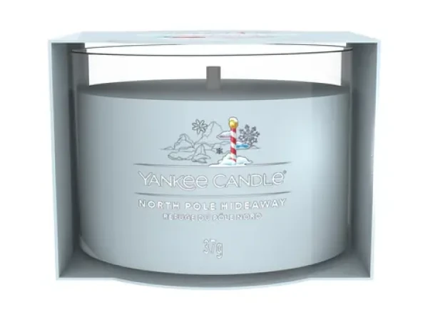 Yankee Candle North Pole Hideaway votívna sviečka plnená v skle 37g / doba horenia: až 10h (5038581162492)