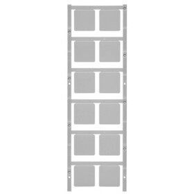 Weidmüller 1079520000 SM 27/27 K MC NE GR značenie prístrojov Druh montáže: nalepenie Potlačiteľná plocha: 27 x 27 mm sivá Počet markerov: 60 60 ks; 1079520000