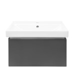 Kúpeľňová skrinka s umývadlom SAT Feel 60x30x46 cm antracit mat SATFEEL60ANTU1 SATFEEL60ANTU1
