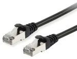 Equip 3 m čierna / Patch kábel / Cat6a S/FTP / RJ45-RJ45 / PoE+ / LSZH (606105)