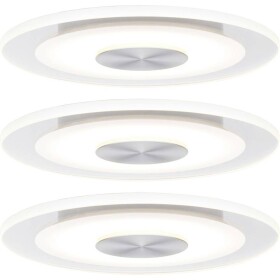Paulmann 92907 Whirl LED vstavané svetlo sada 3 ks LED pevne zabudované LED osvetlenie 4.9 W hliník (kartáčovaný), saténová; 92907