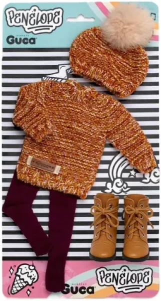 Guca P859 oblečok pre bábiku PENELOPE veľkosti 34 cm s topánočkami