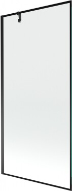 MEXEN/S - Next vaňová zástena FIX 90 x 150, čierna dekor, čierna 895-090-000-00-70-70