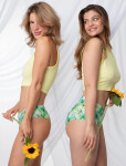 Nohavičky EXOTICO simple brasil green - Julimex L