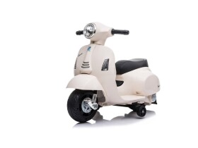Mamido Detský elektrický skúter Vespa 300 Mini biely