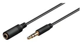 MicroConnect Audio kábel Jack 3,5 mm (M) - Jack 3,5 mm (M) čierna / 2 m (AUDLG2G)