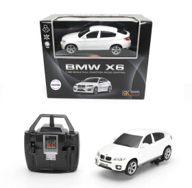 Mamido Mamido Autíčko na diaľkové ovládanie SUV BMW X6 1:28 so svetlami biele