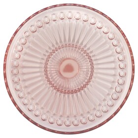 GREEN GATE Sklenený tanier Alice Pale Pink 18,5 cm