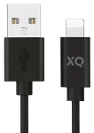 XQISIT čierna / Dátový kábel USB-A - Lightning / MFI certifikácia / 1 m (50894)