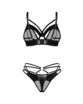 Dámsky sexy set Dominna black - Obsessive L/XL