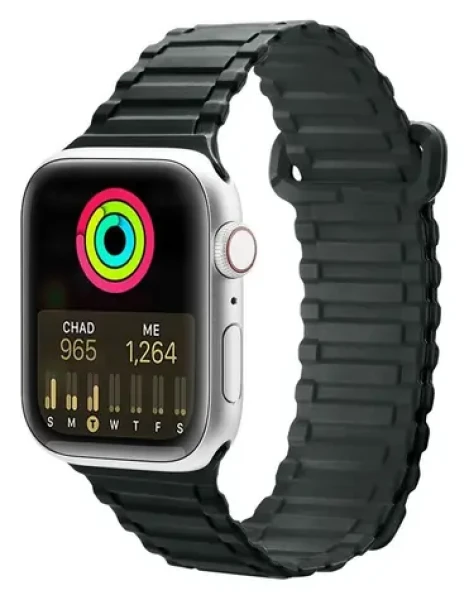 Dux Ducis Armor / Remienok / Apple Watch Ultra, SE, 9-1 / 42, 44, 45, 49 mm / silikónový / magnetický