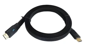 Kábel HDMI 2.1 plochý 2 m čierna / HDMI kábel / 2 m (AKTBXVH21FLAT20)