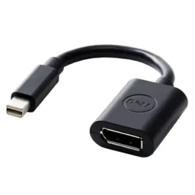 DELL redukcia Mini DisplayPort (M) na DisplayPort (F) / čierna (470-13627)