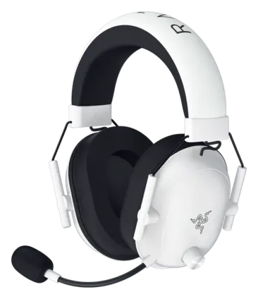 Razer BlackShark V2 HyperSpeed biela / Bezdrôtové herné slúchadlá s mikrofónom / 2.4 GHz / 280 g / 70 h