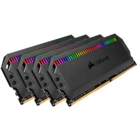 Corsair Dominator Platinum RGB 32GB (4x8GB) 3200MHz čierna / DDR4 / PC4-25600 / CL16-18-18-36 / 1.35V / XMP2.0 / dopredaj (CMT32GX4M4Z3200C16)