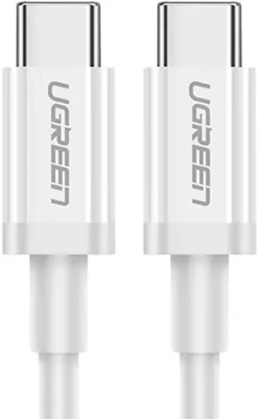 Ugreen US264 Nabíjací kábel USB-C (M) - USB-C (M) 1 m biela / QC3.0 (60518)