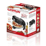 G3Ferrari G1000610 Delizia Black / mini rúra na pizzu / 1200 W / priemer 31cm / nastaviteľný termostat do 390°C (G10006 DELIZIA)