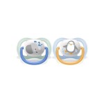 Philips AVENT Cumlík Ultra air zvieratko 0-6m chlapec 2 ks