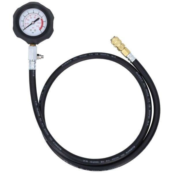 KS Tools 150.1921 Manometer s hadicou, 10 bar; 150.1921