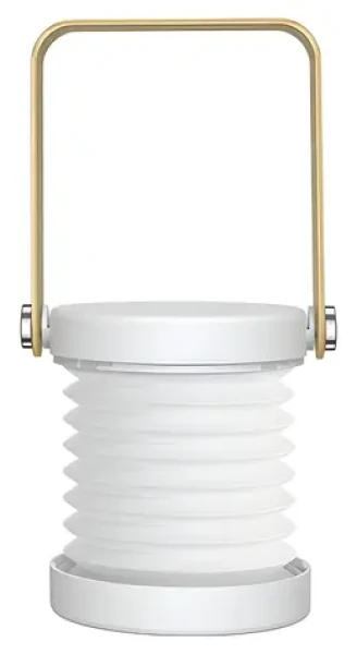 USAMS US-ZB249 biela / LED lampička / 1200 mAh / USB-C / 360° otočenie (ZB249YH01)