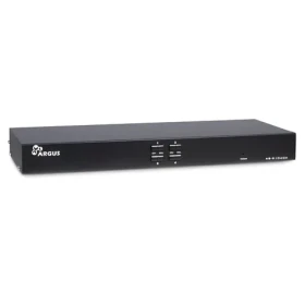 Inter-tech AS-9104DA / KVM prepínač / Rackmount / 4× DVI-I / USB / audio / 256 PC (88887301)
