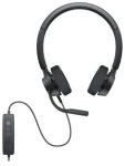 DELL WH3022 čierna / Headset s mikrofónom / USB / certifikácia Microsoft Teams a Zoom (520-AATL)