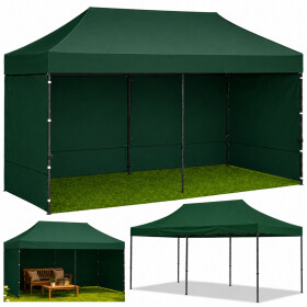 Mamido Skladací párty stan 3 × 6 m zelený
