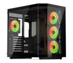 KRUX Empero čierna / PC skriňa / ATX / micro-ATX / mini-ITX / presklený front a bočnice (KRXD010)