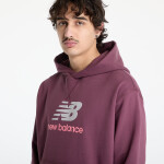 Mikina New Balance Athletics French Terry Logo Hoodie Violet XXL