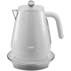 DeLonghi KBY2011.W biela / Rýchlovarná kanvica / 1,7 l / nerez / digitálne nastavenie teploty / Keep warm (8004399032804)