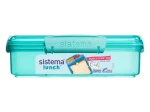 Sistema Lunch Krabička na desiatu s 2 oddelenými priehradkami 975 ml mätová (8592001419391)
