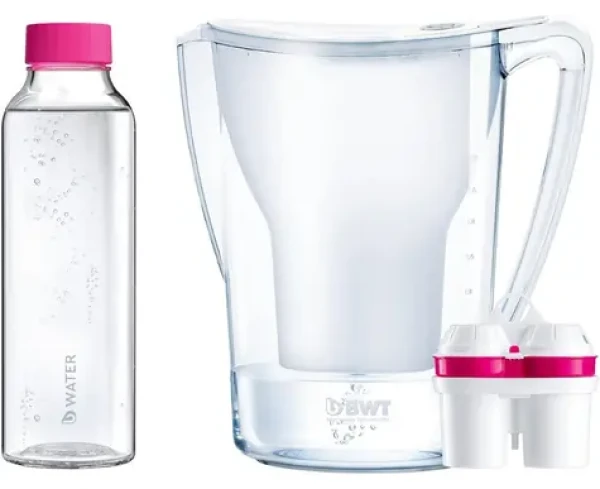 BWT Penguin MEI 2,7 l biela / Filtračná kanvica / horčíkový mineralizér / + sklenená fľaša (9022000019678)