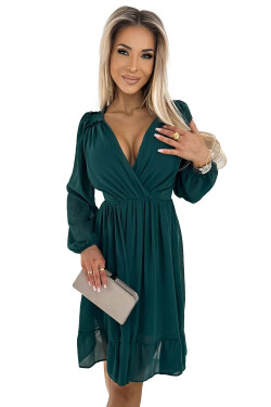 Dámske šaty 538-2 MILA - NUMOCO Zelená M