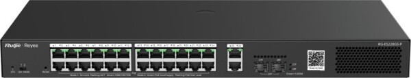 TP-Link Ruijie Reyee RG-ES228GS-P| Switch Smart, 28 portów, 26xGE, 24xPoE+, 370W, 2xSFP, Cloud
