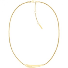 Calvin Klein Nezný dámsky pozlátený náhrdelník z ocele Elongated Drops 35000339