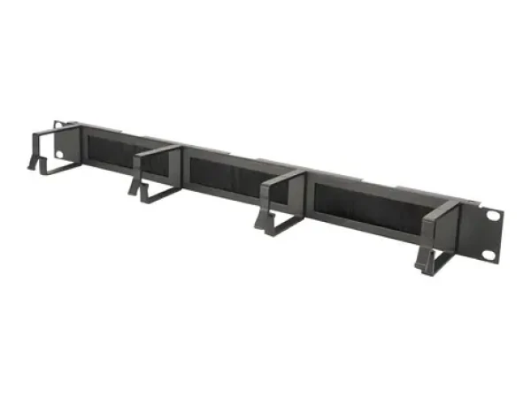 Digitus 19" káblový organizér s kefovými priechodkami / Panel pre správu káblov / 1U (DN-97663)