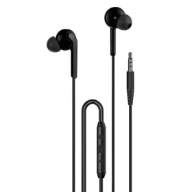 Dudao X3 drôtové slúchadlá do uší čierna / s mikrofónom / 3.5 mm jack (204525)