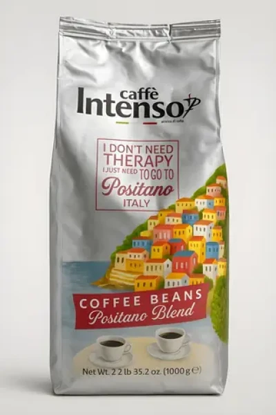 INTENSO Positano 1 kg / Zrnková káva / 60% Robusta 40% Arabica