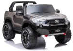 Mamido Detské elektrické autíčko Toyota Hilux 4x4 lakované šedé