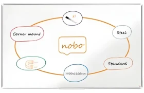 NOBO Premium PLUS 1800x1200 mm biela / Magnetická tabuľa / Hliníkový rám (1915161)